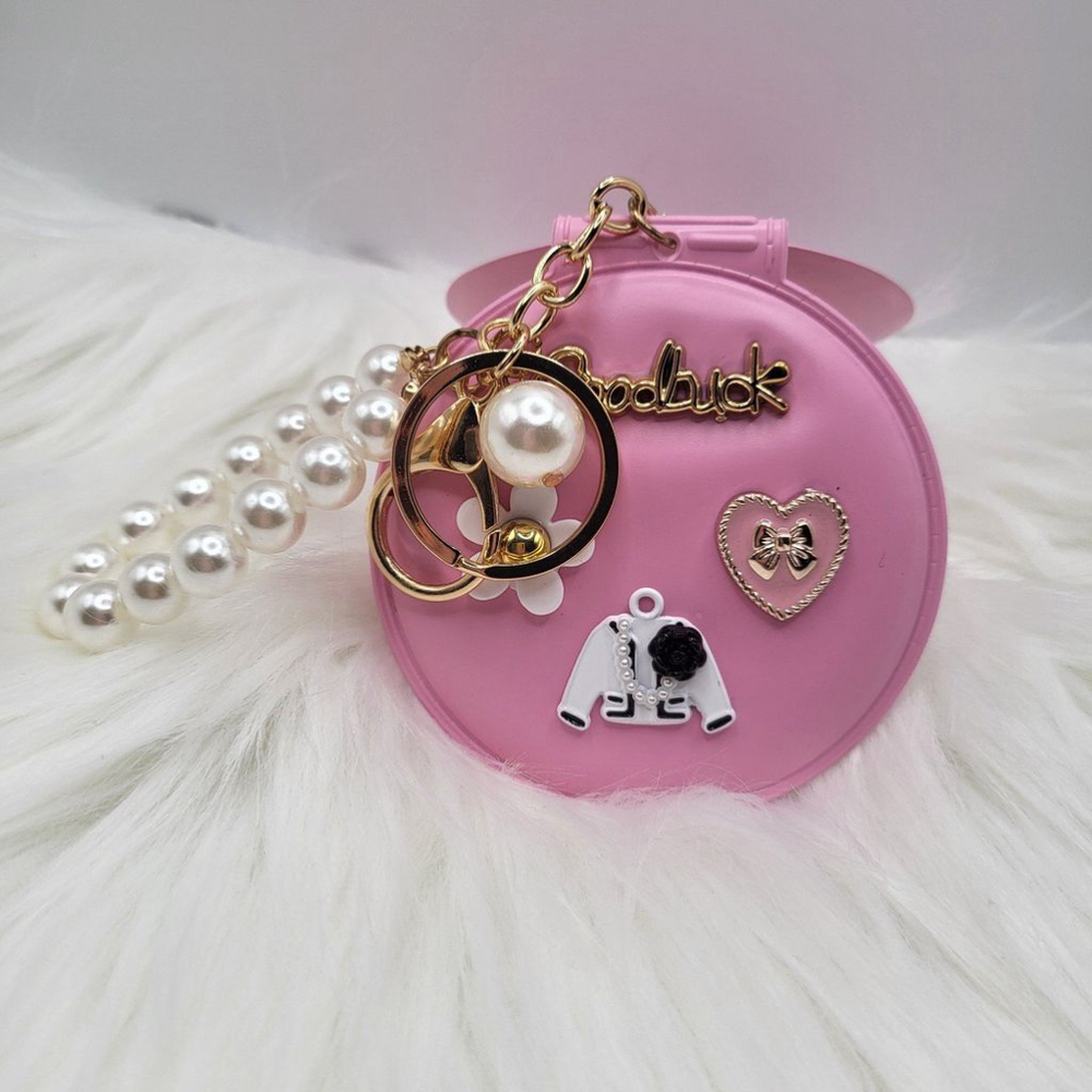 Designer Keychain Mirror Compact - Picture 3 of 9